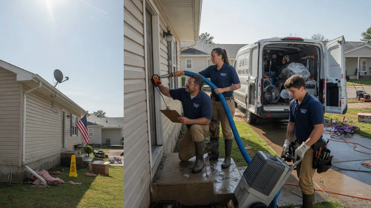 Ceiling Water Damage Restoration in Buffalo, ND near me